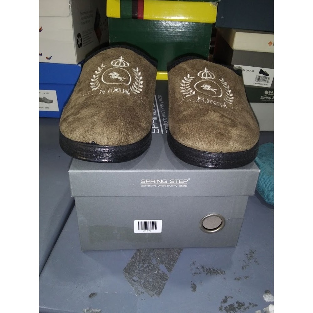 Spring step Verra Pelle Clog's Brown 45